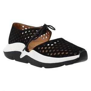 NEW L'AMOUR DES PIEDS women's himar kid suede sneaker in black